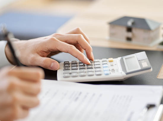 Asian man taking a real estate quote